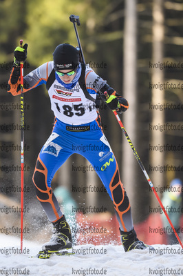 25.01.2020, xkvx, Biathlon DSV Deutschlandpokal Oberhof, Sprint - maennlich, v.l. Erik Roller (Germany)  / 