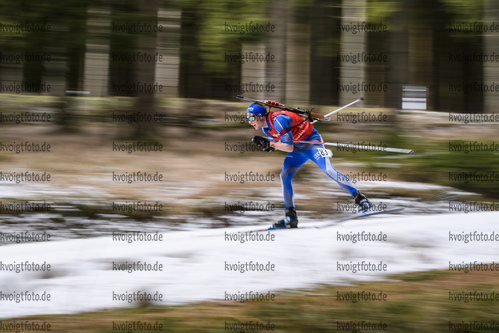 26.01.2020, xkvx, Biathlon DSV Deutschlandpokal Oberhof, Pursuit - maennlich, v.l. Markus Schweinberg (Germany)  / 