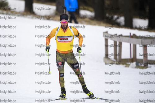 26.01.2020, xkvx, Biathlon DSV Deutschlandpokal Oberhof, Pursuit - maennlich, v.l. Matthias Dorfer (Germany)  / 