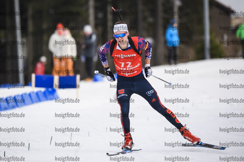 26.01.2020, xkvx, Biathlon DSV Deutschlandpokal Oberhof, Pursuit - maennlich, v.l. Darius Lodl (Germany)  / 