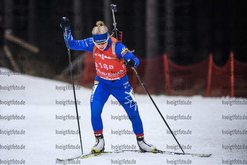 26.01.2020, xkvx, Biathlon DSV Deutschlandpokal Oberhof, Pursuit - weiblich, v.l. Stefanie Wild (Germany)  / 