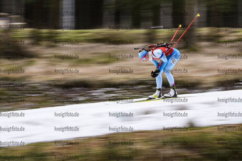 26.01.2020, xkvx, Biathlon DSV Deutschlandpokal Oberhof, Pursuit - weiblich, v.l. Sandra Zuerker (Germany)  / 