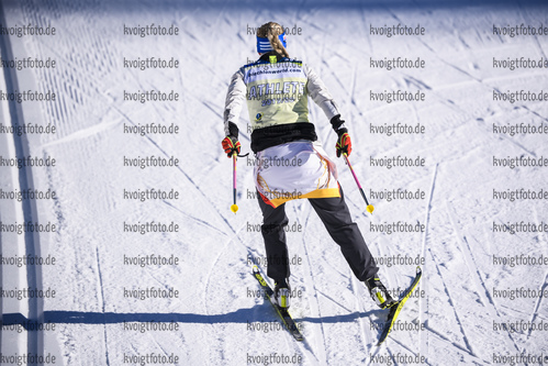 07.02.2020, xkvx, Biathlon IBU Cup Martell, Training Damen und Herren, v.l. Anna Weidel (Germany)  / 