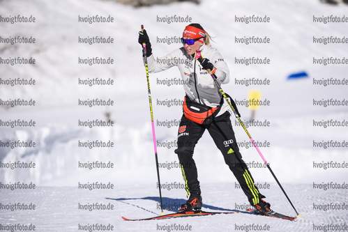 07.02.2020, xkvx, Biathlon IBU Cup Martell, Training Damen und Herren, v.l. Franziska Hildebrand (Germany)  / 