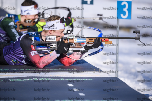 07.02.2020, xkvx, Biathlon IBU Cup Martell, Training Damen und Herren, v.l. Sindre Pettersen (Norway)  / 