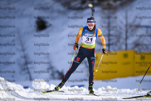 08.02.2020, xkvx, Biathlon IBU Cup Martell, Sprint Damen, v.l. Vanessa Voigt (Germany) in aktion / in action competes