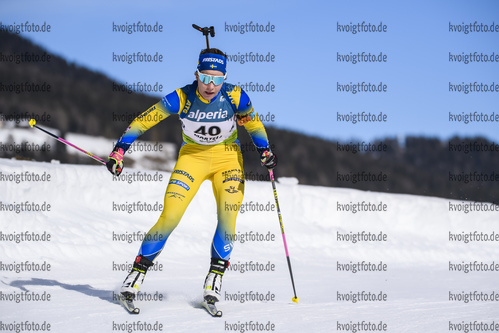 08.02.2020, xkvx, Biathlon IBU Cup Martell, Sprint Damen, v.l. Anna Hedstrom (Sweden) in aktion / in action competes