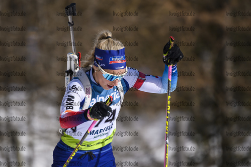 08.02.2020, xkvx, Biathlon IBU Cup Martell, Sprint Damen, v.l. Ladina Meier-Ruge (Switzerland) in aktion / in action competes