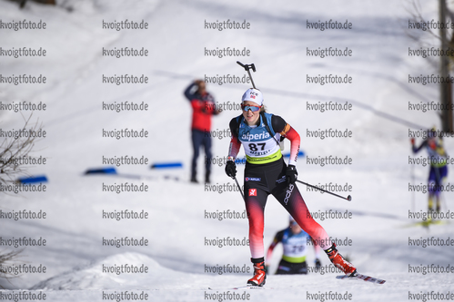 08.02.2020, xkvx, Biathlon IBU Cup Martell, Sprint Damen, v.l. Ida Emilie Herfoss (Norway) in aktion / in action competes