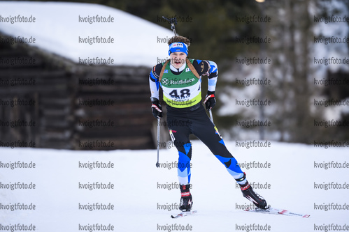 08.02.2020, xkvx, Biathlon IBU Cup Martell, Sprint Herren, v.l. Joosep Perv (Estonia) in aktion / in action competes