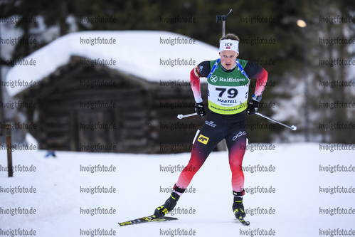 08.02.2020, xkvx, Biathlon IBU Cup Martell, Sprint Herren, v.l. Endre Stroemsheim (Norway) in aktion / in action competes
