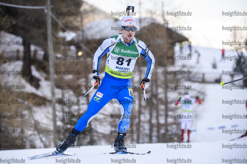 08.02.2020, xkvx, Biathlon IBU Cup Martell, Sprint Herren, v.l. Joni Mustonen (Finland) in aktion / in action competes