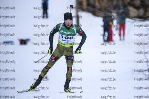 08.02.2020, xkvx, Biathlon IBU Cup Martell, Sprint Herren, v.l. Niklas Homberg (Germany) in aktion / in action competes