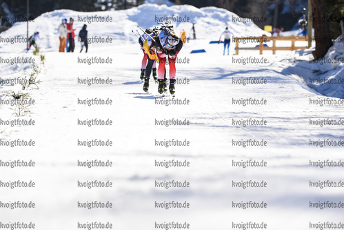 09.02.2020, xkvx, Biathlon IBU Cup Martell, Massenstart Herren, v.l. Endre Stroemsheim (Norway) in aktion / in action competes