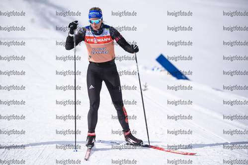 11.02.2020, xkvx, Biathlon IBU Weltmeisterschaft Antholz, Training Damen und Herren, v.l. Vanessa Hinz (Germany) in aktion / in action competes