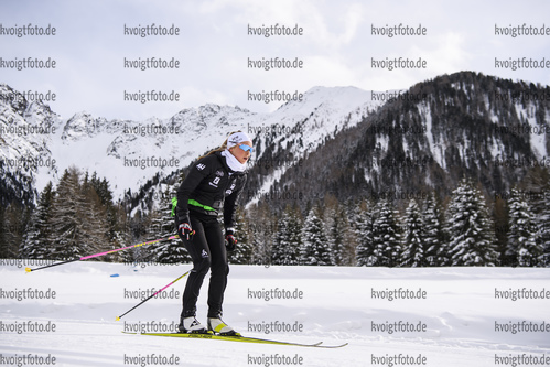 11.02.2020, xkvx, Biathlon IBU Weltmeisterschaft Antholz, Training Damen und Herren, v.l. Ingrid Landmark Tandrevold (Norway) in aktion / in action competes
