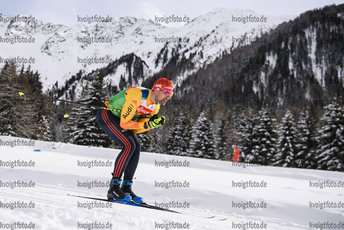 11.02.2020, xkvx, Biathlon IBU Weltmeisterschaft Antholz, Training Damen und Herren, v.l. Arnd Peiffer (Germany) in aktion / in action competes