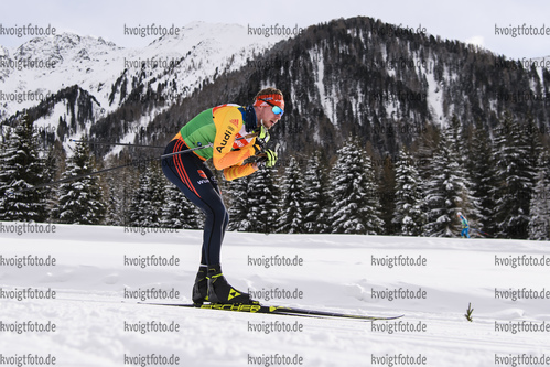 11.02.2020, xkvx, Biathlon IBU Weltmeisterschaft Antholz, Training Damen und Herren, v.l. Johannes Kuehn (Germany) in aktion / in action competes
