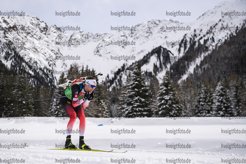 11.02.2020, xkvx, Biathlon IBU Weltmeisterschaft Antholz, Training Damen und Herren, v.l. Tarjei Boe (Norway) in aktion / in action competes