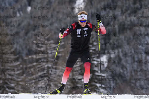 11.02.2020, xkvx, Biathlon IBU Weltmeisterschaft Antholz, Training Damen und Herren, v.l. Johannes Dale (Norway) in aktion / in action competes