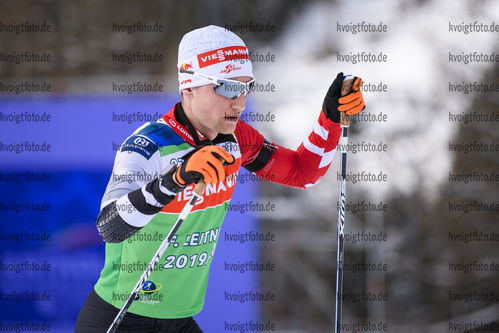 11.02.2020, xkvx, Biathlon IBU Weltmeisterschaft Antholz, Training Damen und Herren, v.l. Felix Leitner (Austria) in aktion / in action competes