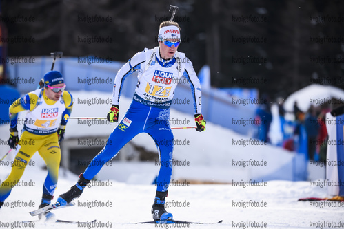 13.02.2020, xkvx, Biathlon IBU Weltmeisterschaft Antholz, Mixed Staffel, v.l. Tero Seppala (Finland) in aktion / in action competes