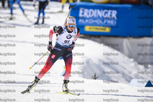 16.02.2020, xkvx, Biathlon IBU Weltmeisterschaft Antholz, Verfolgung Damen, v.l. Ingrid Landmark Tandrevold (Norway) in aktion / in action competes