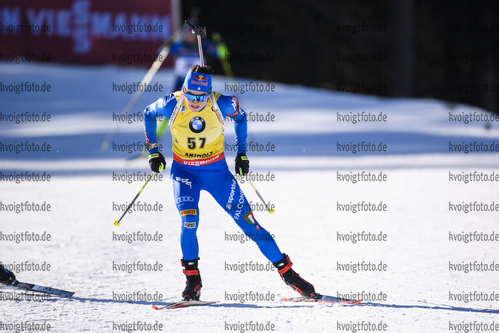 18.02.2020, xkvx, Biathlon IBU Weltmeisterschaft Antholz, Einzel Damen, v.l. Dorothea Wierer (Italy) in aktion / in action competes