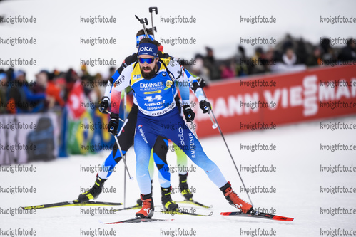 19.02.2020, xkvx, Biathlon IBU Weltmeisterschaft Antholz, Einzel Herren, v.l. Benjamin Weger (Switzerland) in aktion / in action competes