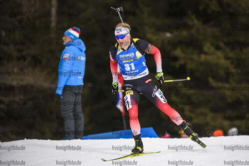 19.02.2020, xkvx, Biathlon IBU Weltmeisterschaft Antholz, Einzel Herren, v.l. Johannes Dale (Norway) in aktion / in action competes