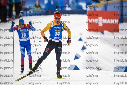19.02.2020, xkvx, Biathlon IBU Weltmeisterschaft Antholz, Einzel Herren, v.l. Philipp Horn (Germany) in aktion / in action competes