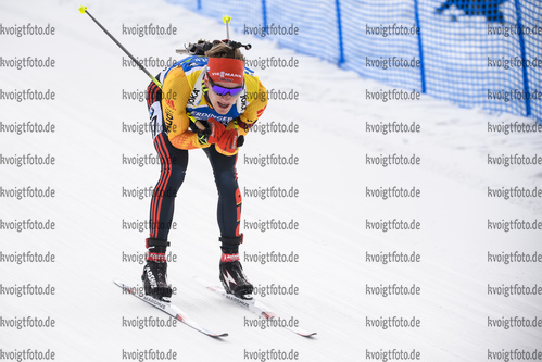 19.02.2020, xkvx, Biathlon IBU Weltmeisterschaft Antholz, Einzel Herren, v.l. Benedikt Doll (Germany) in aktion / in action competes