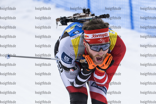 19.02.2020, xkvx, Biathlon IBU Weltmeisterschaft Antholz, Einzel Herren, v.l. Simon Eder (Austria) in aktion / in action competes