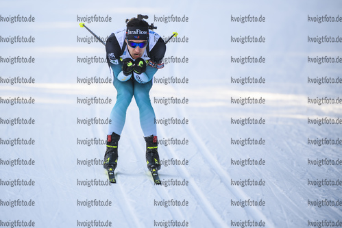 22.02.2020, xkvx, Biathlon IBU Weltmeisterschaft Antholz, Staffel Herren, v.l. Quentin Fillon Maillet (France) in aktion / in action competes