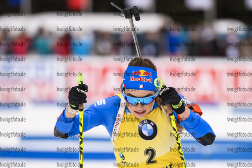 23.02.2020, xkvx, Biathlon IBU Weltmeisterschaft Antholz, Massenstart Damen, v.l. Dorothea Wierer (Italy) in aktion / in action competes