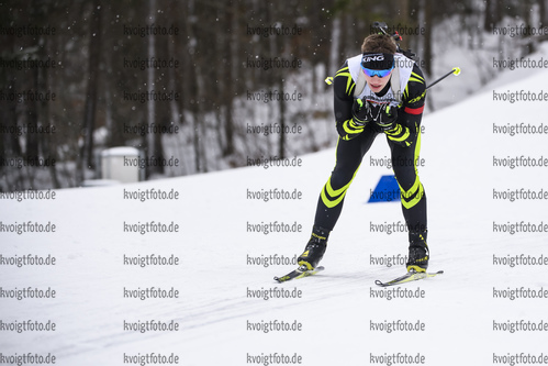 28.02.2020, xkvx, Biathlon DSV Deutschlandpokal Ruhpolding, Sprint - maennlich, v.l. Lukas Martins (Germany)  / 