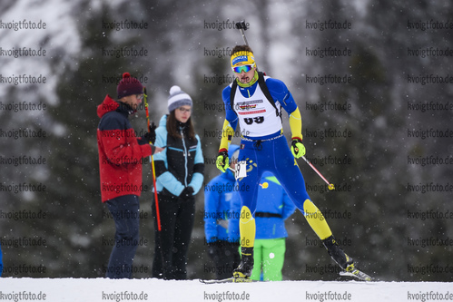 28.02.2020, xkvx, Biathlon DSV Deutschlandpokal Ruhpolding, Sprint - maennlich, v.l. Paul Guenther (Germany)  / 