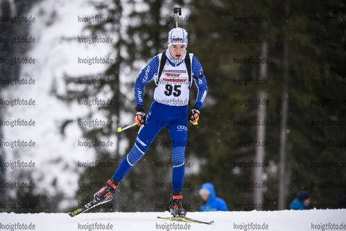 28.02.2020, xkvx, Biathlon DSV Deutschlandpokal Ruhpolding, Sprint - maennlich, v.l. Michael Arsan (Germany)  / 
