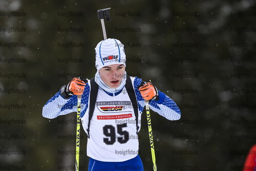 28.02.2020, xkvx, Biathlon DSV Deutschlandpokal Ruhpolding, Sprint - maennlich, v.l. Michael Arsan (Germany)  / 