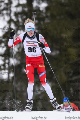 28.02.2020, xkvx, Biathlon DSV Deutschlandpokal Ruhpolding, Sprint - maennlich, v.l. Finn-Luis Tielke (Germany)  / 
