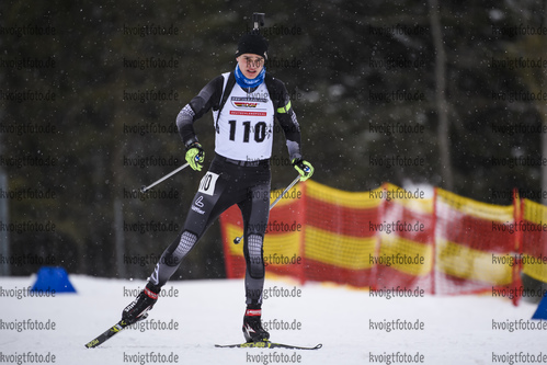 28.02.2020, xkvx, Biathlon DSV Deutschlandpokal Ruhpolding, Sprint - maennlich, v.l. Julius Hofmann (Germany)  / 