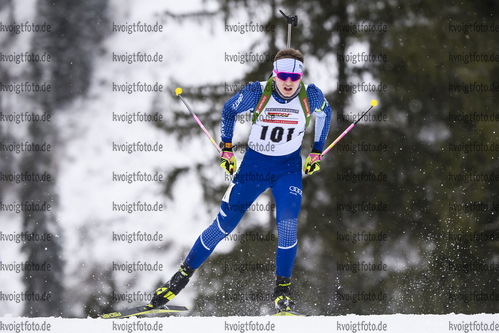 28.02.2020, xkvx, Biathlon DSV Deutschlandpokal Ruhpolding, Sprint - maennlich, v.l. Erik Hafenmair (Germany)  / 