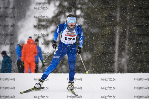 28.02.2020, xkvx, Biathlon DSV Deutschlandpokal Ruhpolding, Sprint - weiblich, v.l. Carina Korthals (Germany)  / 