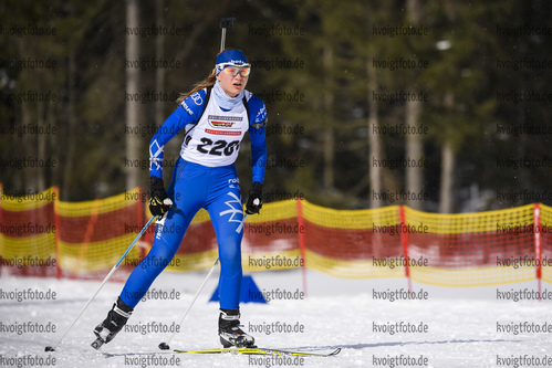 28.02.2020, xkvx, Biathlon DSV Deutschlandpokal Ruhpolding, Sprint - weiblich, v.l. Lea Nechwatal (Germany)  / 