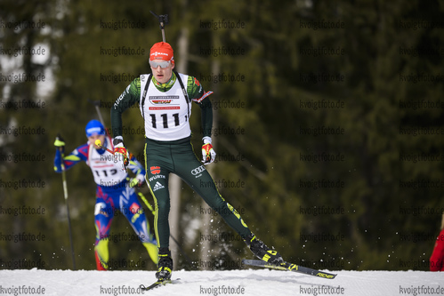 29.01.2020, xkvx, Biathlon DSV Deutschlandpokal Ruhpolding, Massenstart - maennlich, v.l. Simon Gross (Germany)  / 
