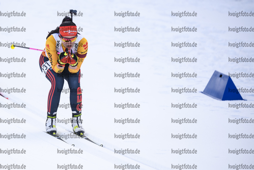 29.01.2020, xkvx, Biathlon DSV Deutschlandpokal Ruhpolding, Massenstart - weiblich, v.l. Juliane Fruehwirt (Germany)  / 