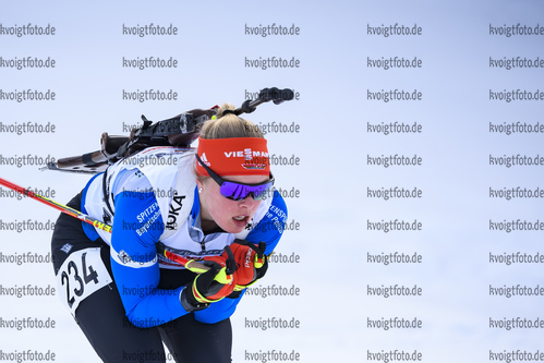 29.01.2020, xkvx, Biathlon DSV Deutschlandpokal Ruhpolding, Massenstart - weiblich, v.l. Franziska Pfnuer (Germany)  / 