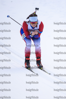 29.01.2020, xkvx, Biathlon DSV Deutschlandpokal Ruhpolding, Massenstart - weiblich, v.l. Marie Zeutschel (Germany)  / 