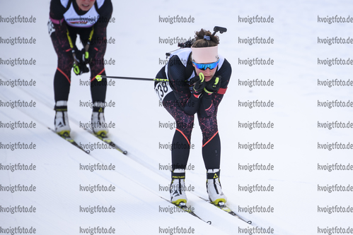 29.01.2020, xkvx, Biathlon DSV Deutschlandpokal Ruhpolding, Massenstart - weiblich, v.l. Luise Mueller (Germany)  / 
