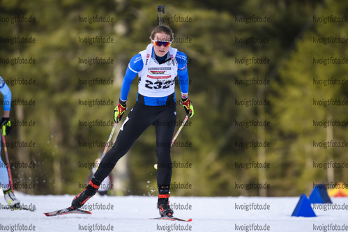 29.01.2020, xkvx, Biathlon DSV Deutschlandpokal Ruhpolding, Massenstart - weiblich, v.l. Lisa Spark (Germany)  / 